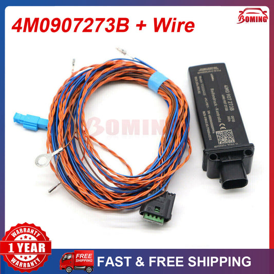 TPMS for Audi RS3 RS4 RS5 for A6 A7 for A8 Q7 Q8 Tire Pressure Module 4M0907273B + Line