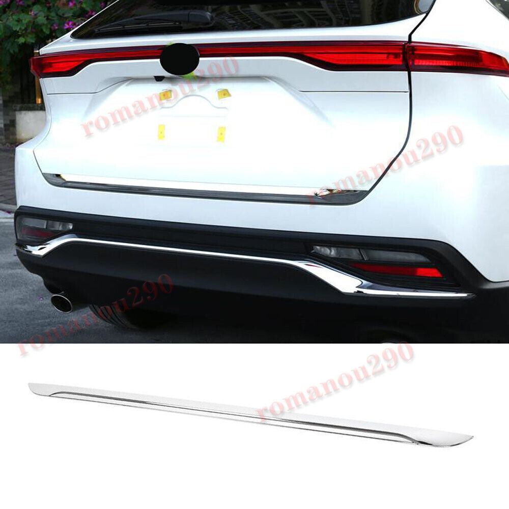for Toyota Venza 2021-2023 Chrome Car Rear Door Trunk Lid Molding Strip Trim ABS