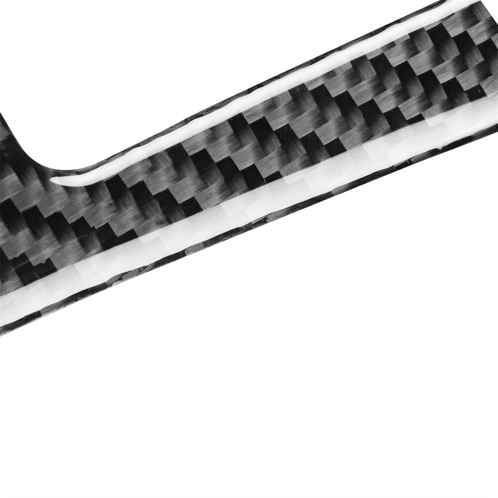 Carbon Fiber Gear Shift Panel H Frame Cover Trim for Jaguar F-PACE XE XF 2016-20