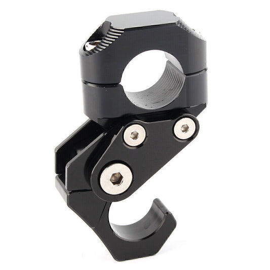 22MM 7/8 CNC Scooter Handlebar Hook Helmet Luggage Bag Carry Hanger Black UK