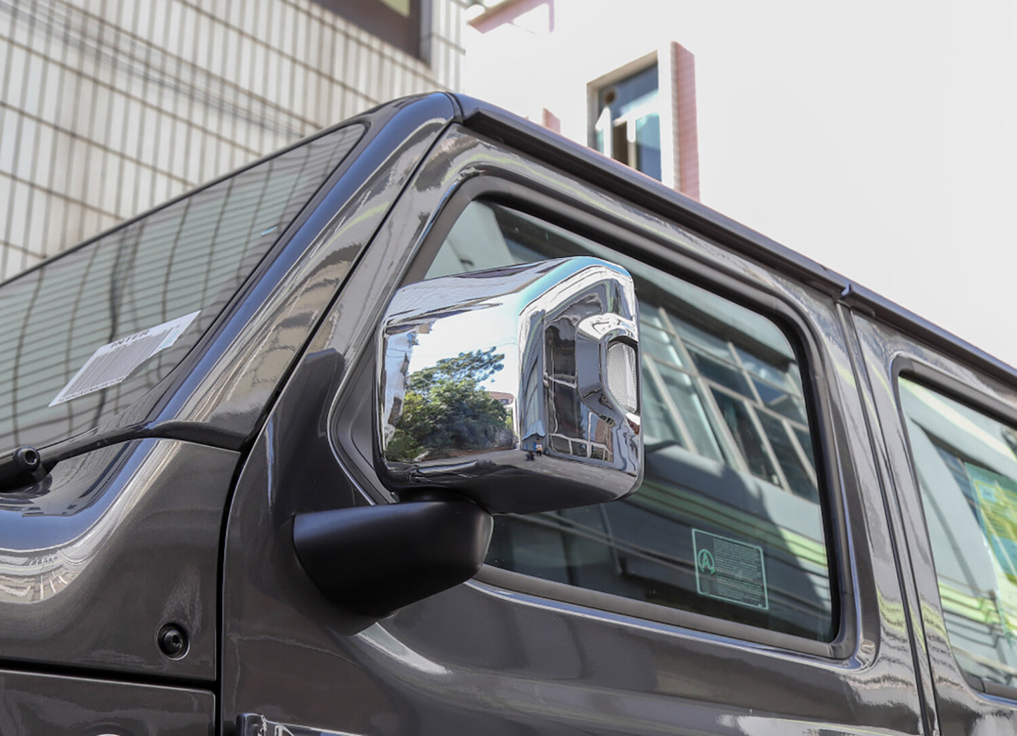 Chrome Side Rearview Mirror Cover Trim Kits for 2018-2023 for Jeep for Wrangler JL JT