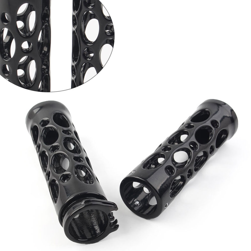 1 Handle Bar Black Hand Grips for Yamaha V Star 650 1100 Custom Classic for Honda