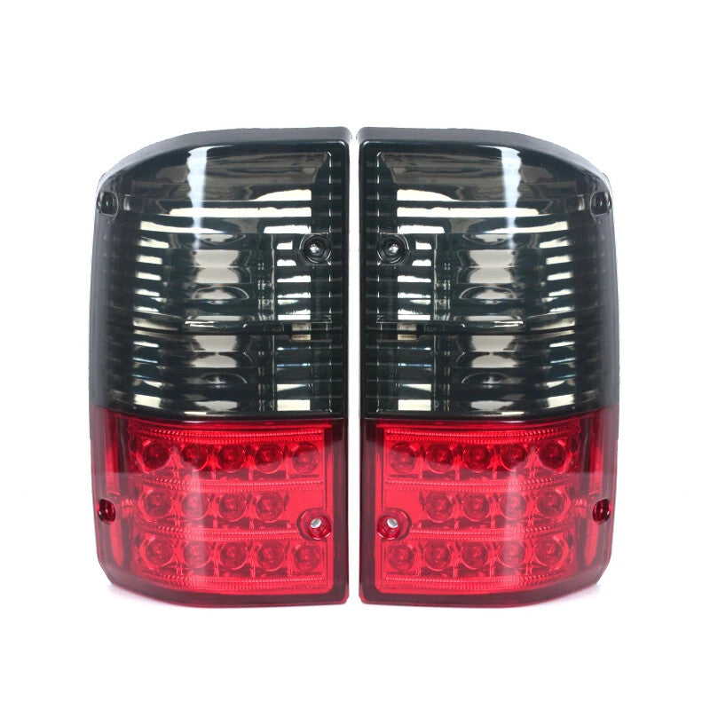 Pair LED Red Smoked Rear Tail Light for Nissan Patrol GQ Y60 GR 1987-1997