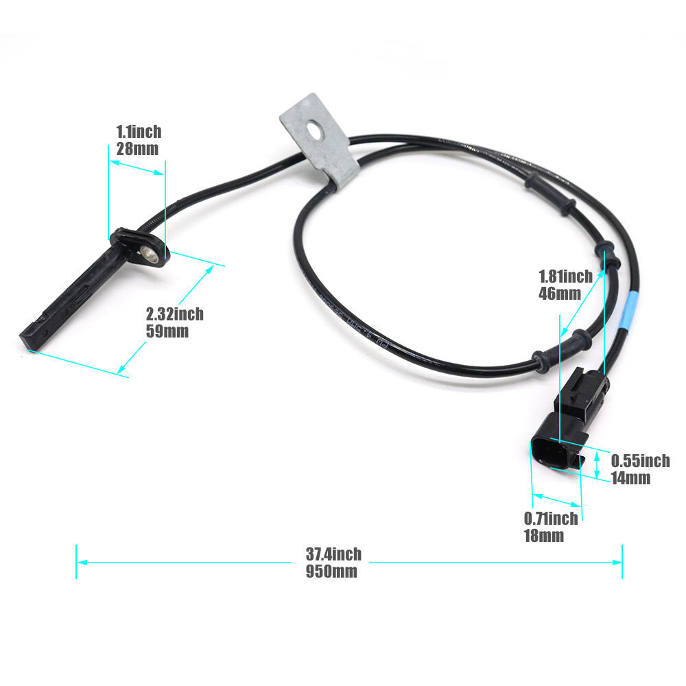 20811371 ABS Wheel Speed Sensor Front Right Fit For Equinox Terrain 2010-2017