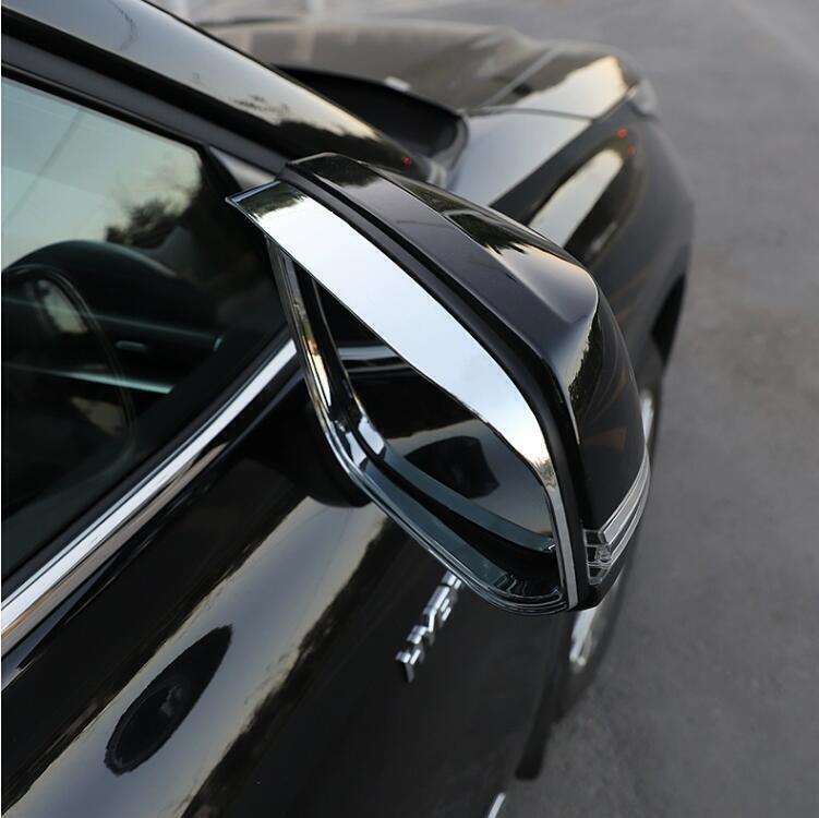 for Toyota Grand Highlander 2024 Side Rear Mirror Rain Eyebrow Cover Trim 2PCS
