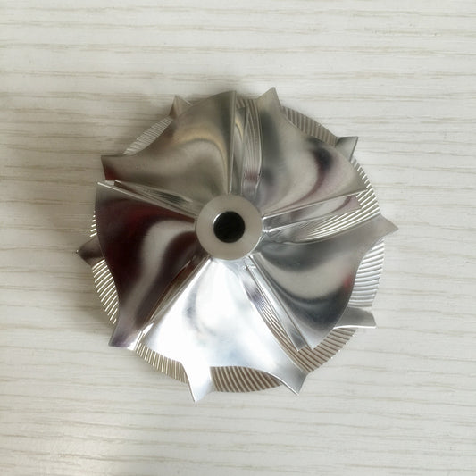 TD05H 60.50/78.00 mm 5+5 Blade Turbine Aluminum 2618/Burnt Compressor Wheel