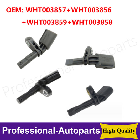 4-piece ABS wheel speed sensor kit suitable for Audi , for Volkswagen for Golf MK5, MK6, for Jetta , for Passat , and for Tiguan .