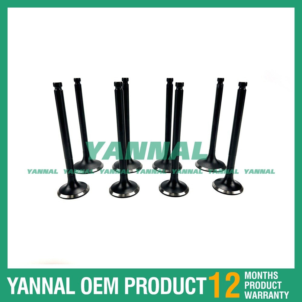 8 intake and exhaust valves for Yanmar 4TNV88 engine skid steer loaders