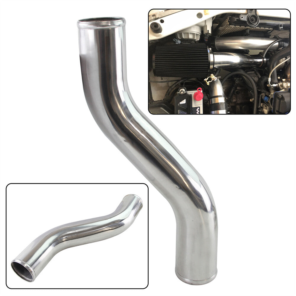 2.75 70mm 40 Deg Z / S Shape Aluminum Intercooler Intake Pipe Piping Tube Hose