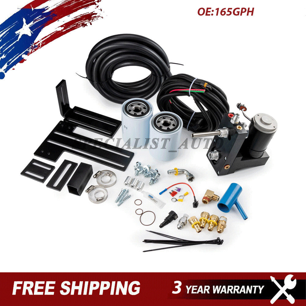 165GPH Diesel TSD07165G Fuel Lift Pump System 05-18 for Dodge for Ram Diesel
