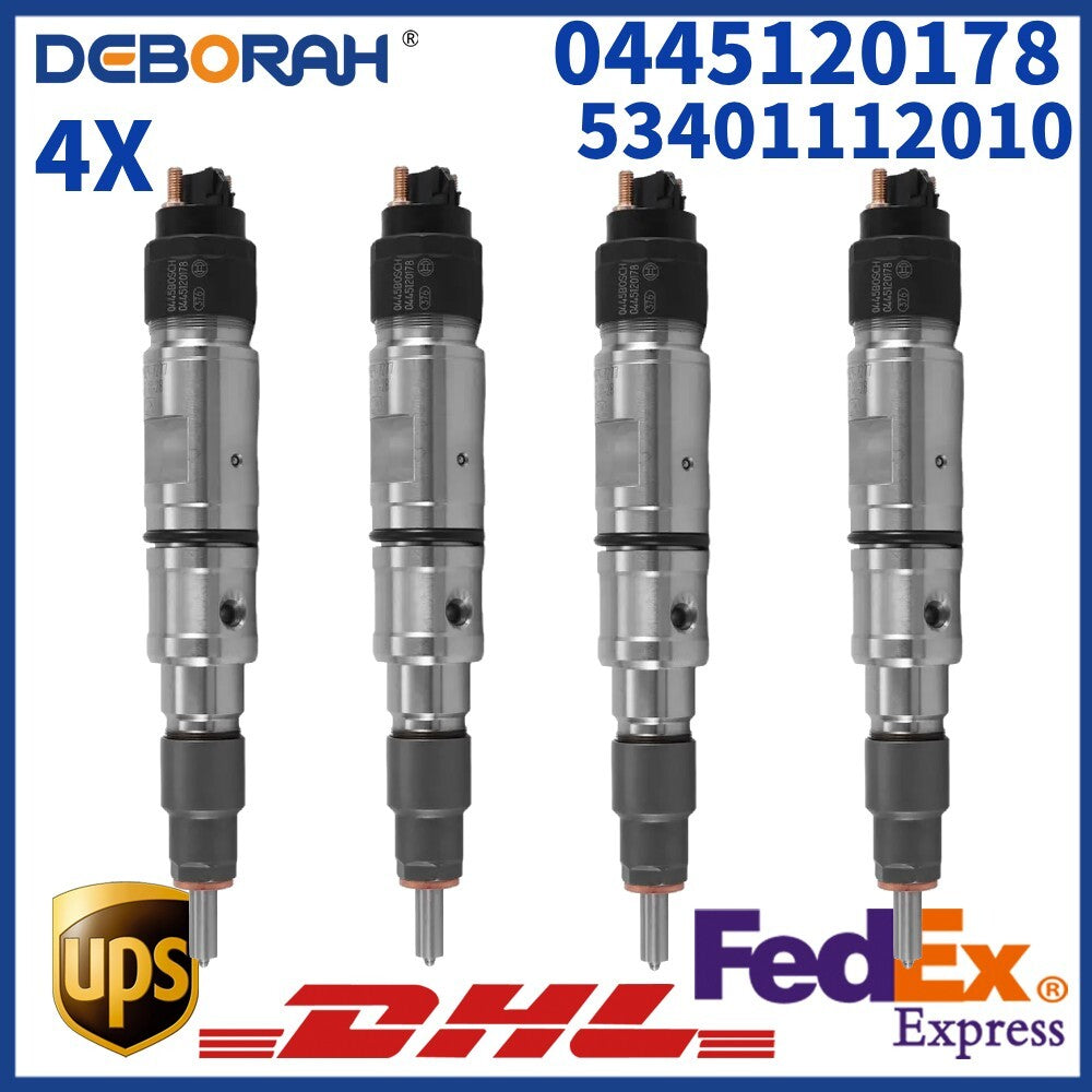 4PCS 0445120178 Common Rail Injection Nozzle 53401112010 for JAMZ