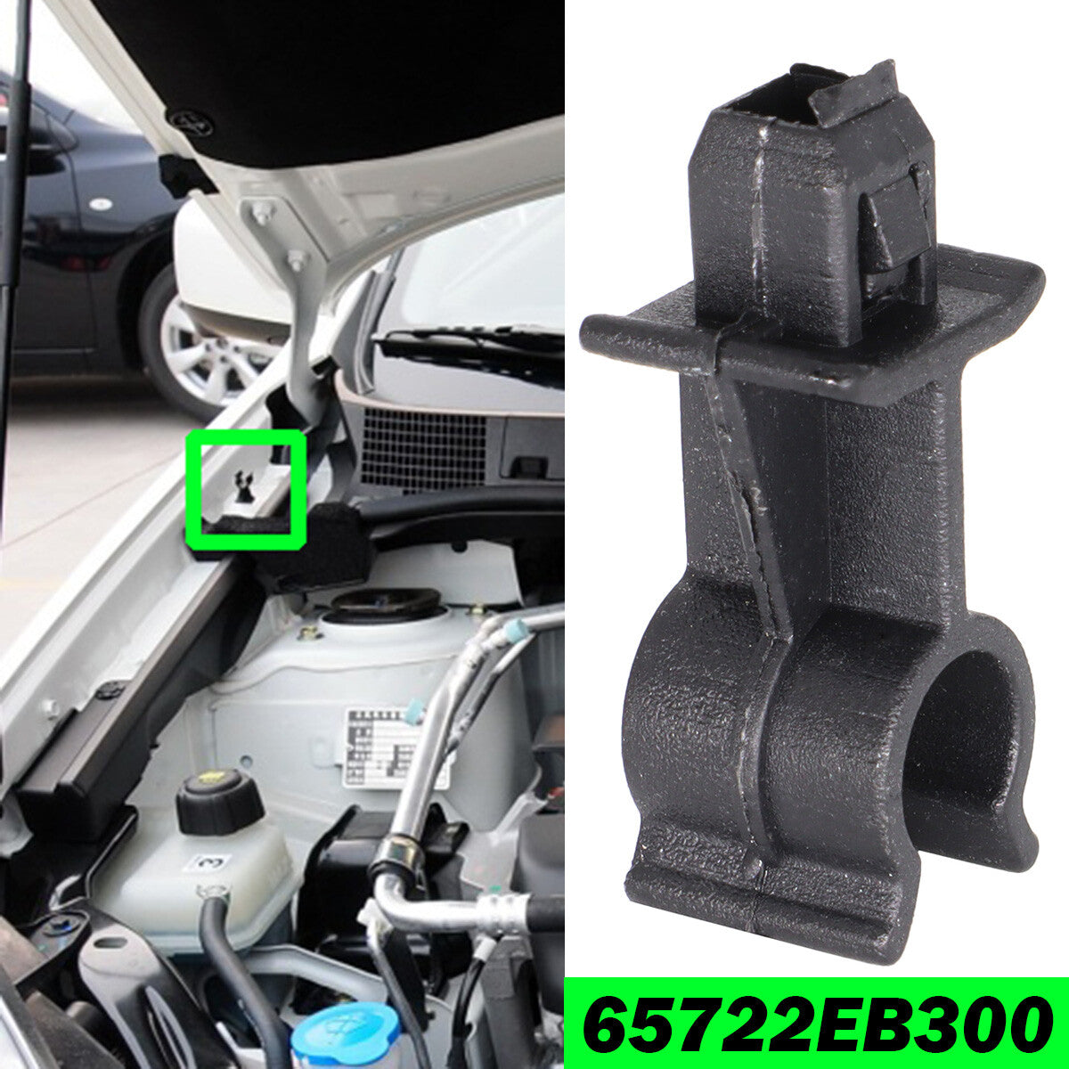Bonnet Hood Support Rod Clip Holder For Dualis J10 Navara D40 Pathfinder R51
