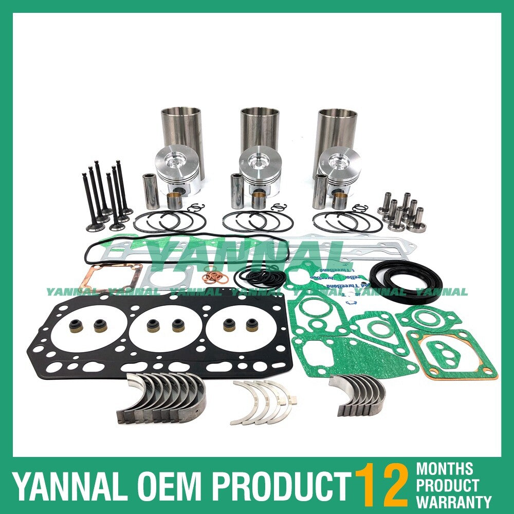 Overhaul engine rebuild kit for Yanmar 3TNV88 3D88E S3D88E-5