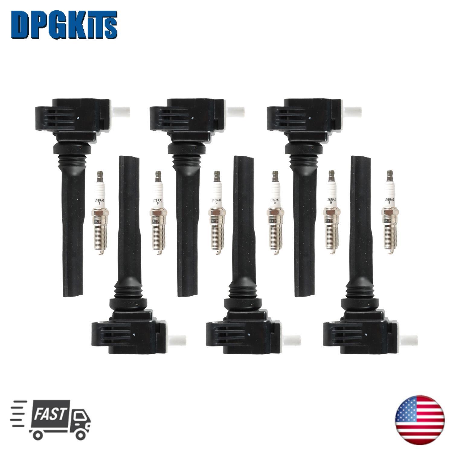 6X Ignition Coil  Iridium Spark Plug Kit for Ford F-150 2017-2019 for Lincoln 3.5L