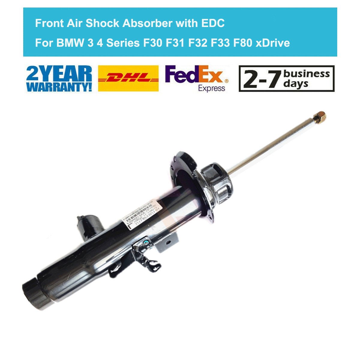 for BMW F30 F31 F33 F80 330i xDrive Front Left Shock Absorber w/EDC 37116874519