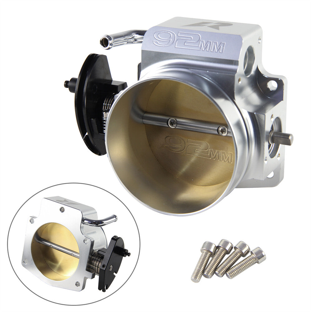 92MM CNC Throttle Body for Chevy GM Gen III LS1 LS2 LS3 LS6 LS7 SX LS LSX 4 Bolt