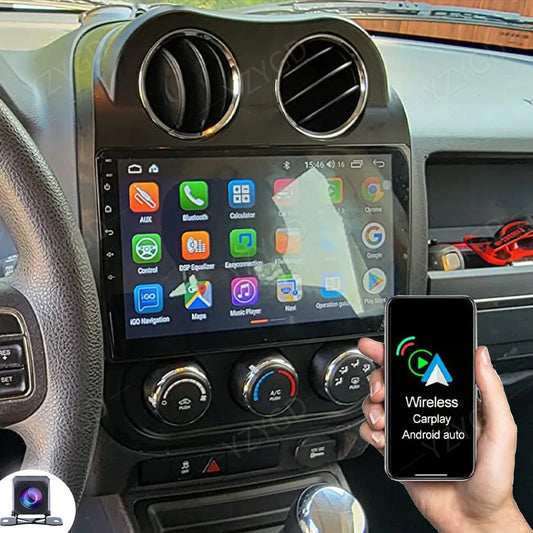 for Jeep Patriot 2009-2016 Android Auto Carplay Car Radio Stereo GPS Navi Screen