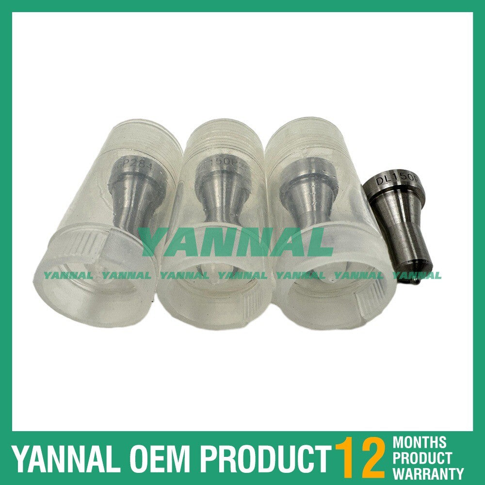4-piece DLLA150P284 12990253050 injection nozzles suitable for Yanmar 4D98E and Komatsu PC75-1