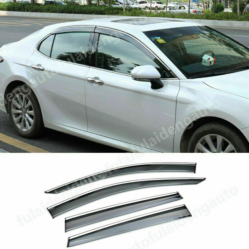 for Toyota for Camry 2018-2023 Acrylic Window Visor Sun Rain Wind Guard Vent Shades