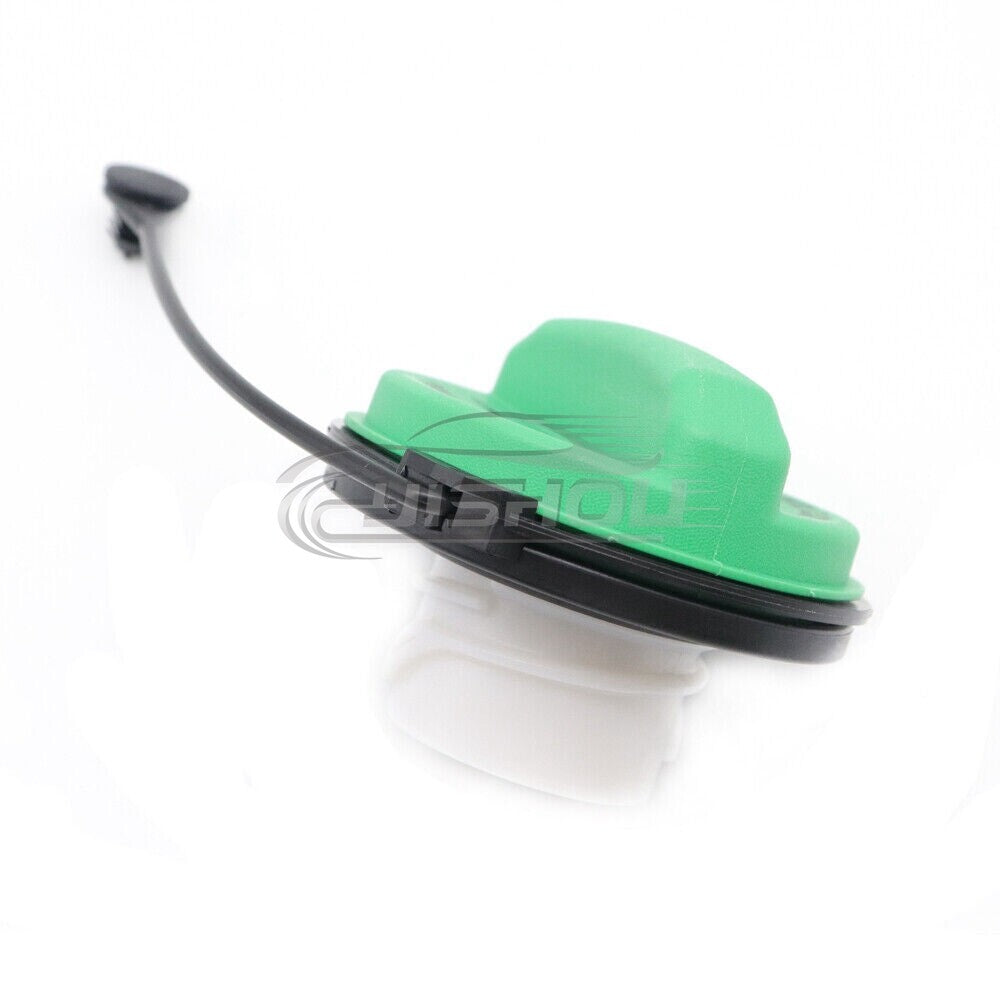 FC1068 Green Diesel Fuel Tank Gas Cover with Tie for Ford Super Duty