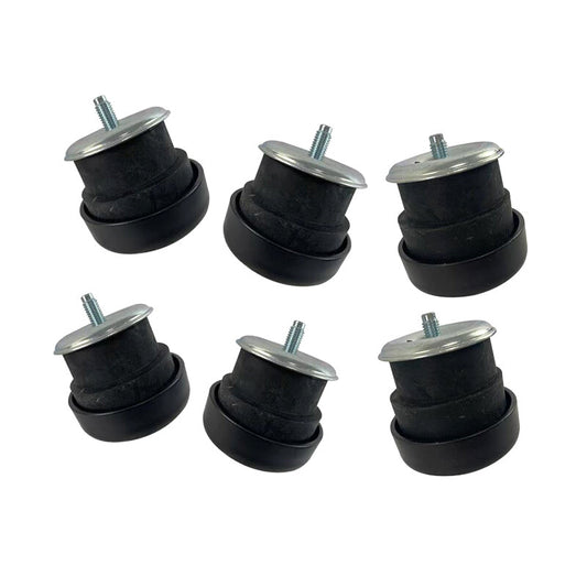 6-piece body mount kit for 1994-2004 for Chevrolet S10, compatible with for GMC S10 Sonoma 924-181 924-180