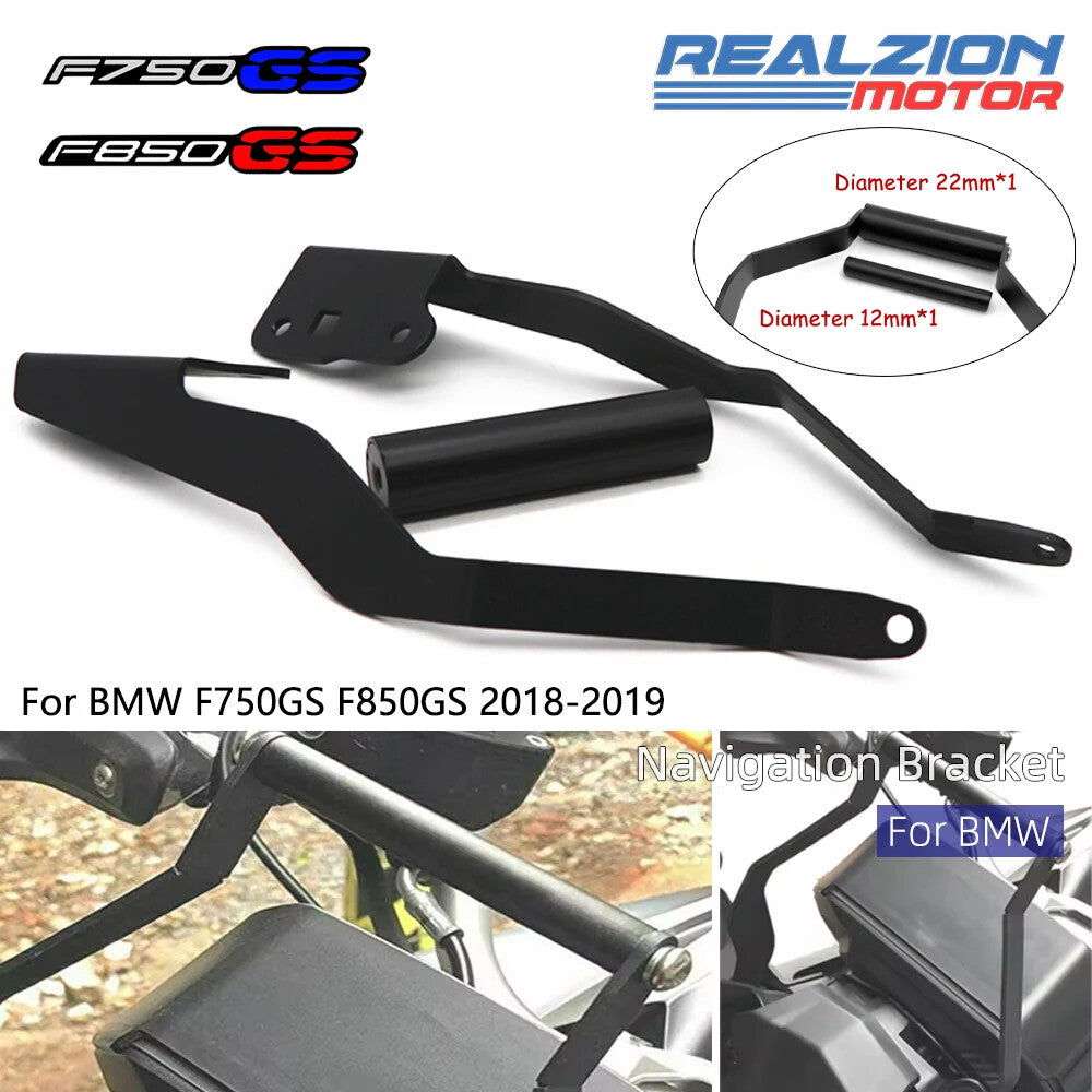 GPS Navigation Bracket Phone Holder Handlebar Support Mount for BMW F 750GS 8500GS