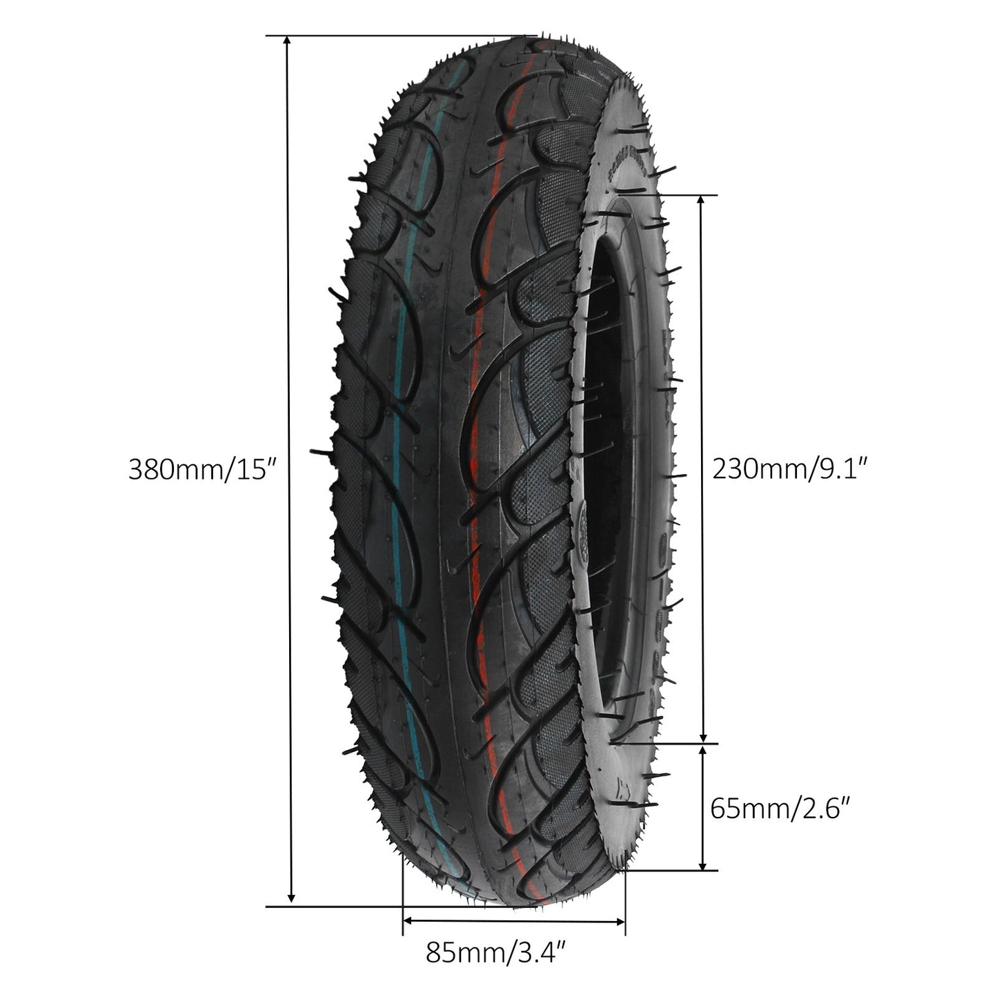 2-pack 3.50-8 tire tubing for Honda Trail Z50 for Mini Dirt Pit Bike E Bike Unicycle