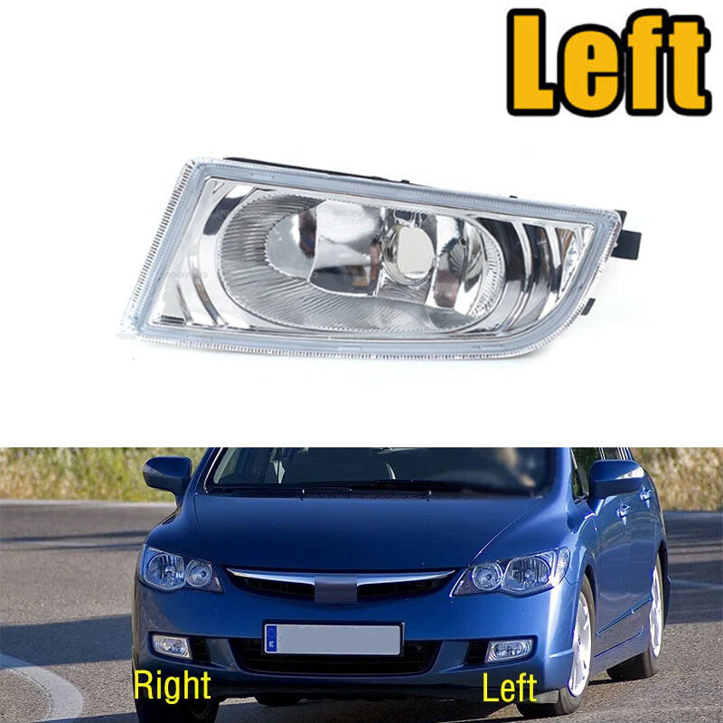Left no bulb Fog Light for Honda for Civic FD1 FD2 2006-2011 For CIIMO 2012- 2015