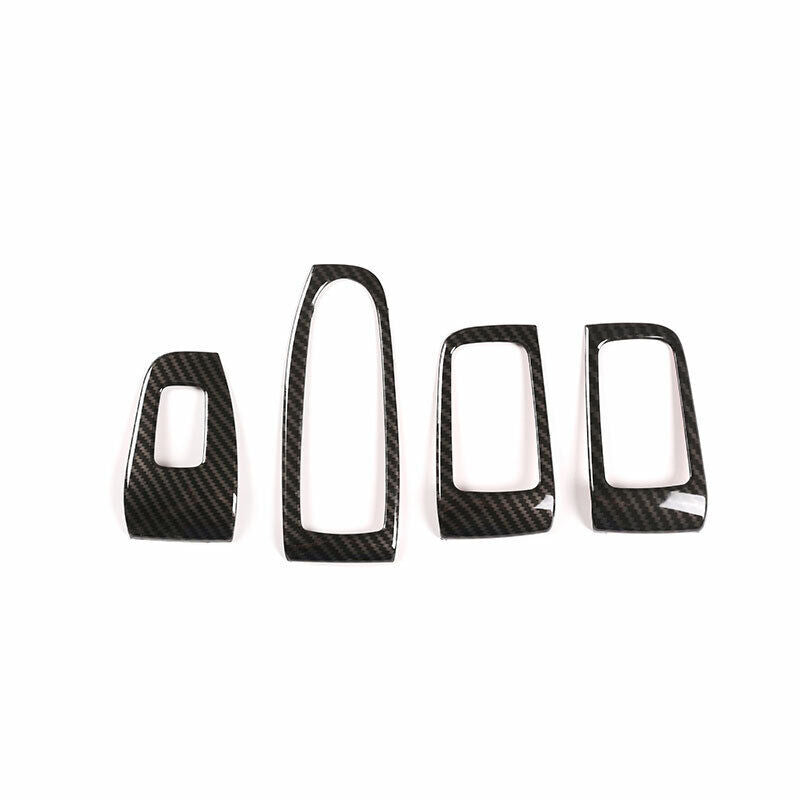 for Benz S-Class 2014-2020 ABS Carbon Fiber Window Lift Panel Switch Cover Trim