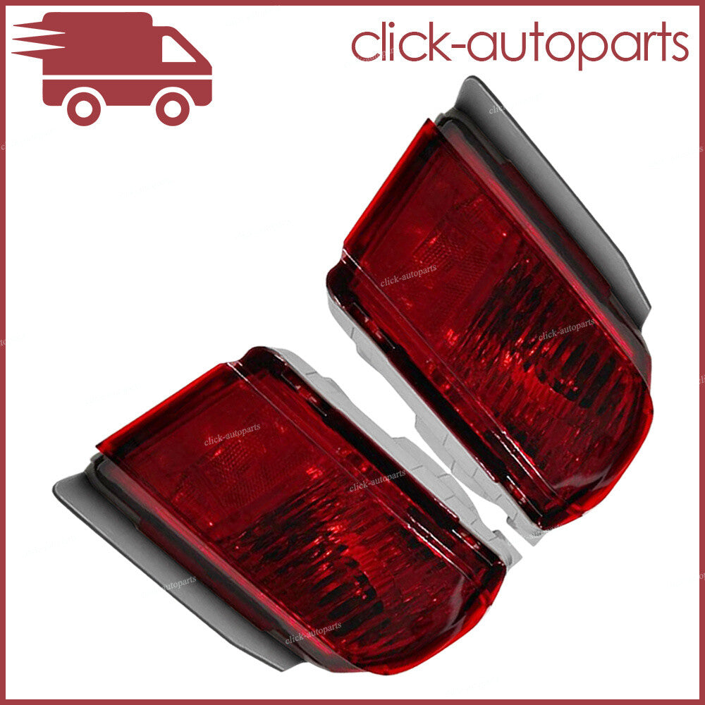 2pcs Red Fog Light Rear Bumpe Lamp RH+LH for Toyota for Land Cruiser Prado 2010-2015