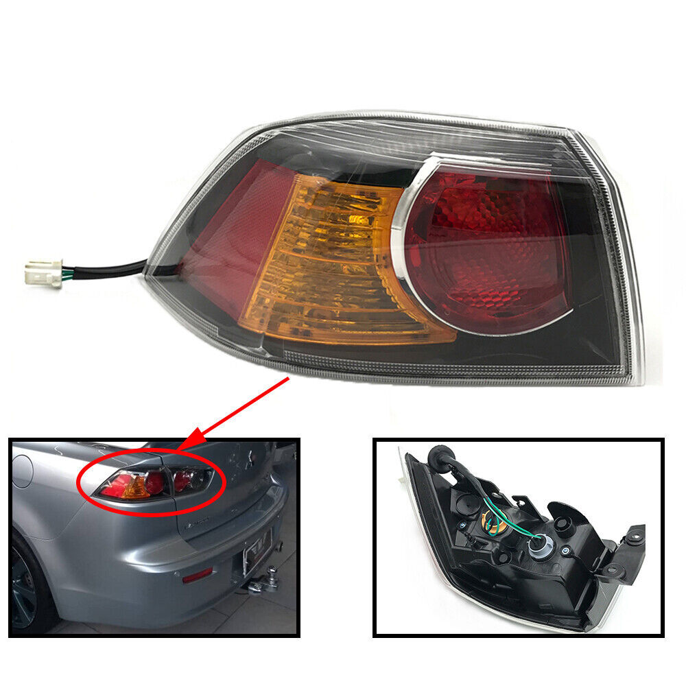 Taillight left driver side for Mitsubishi Lancer 2009-2015 8330A621