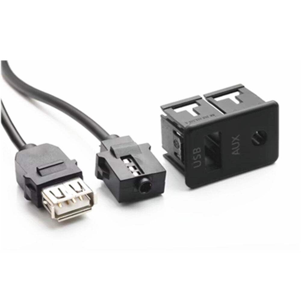 1x 15CM Car Dash Mount AUX USB Port Panel Auto Boat USB Extension Cable Adapter