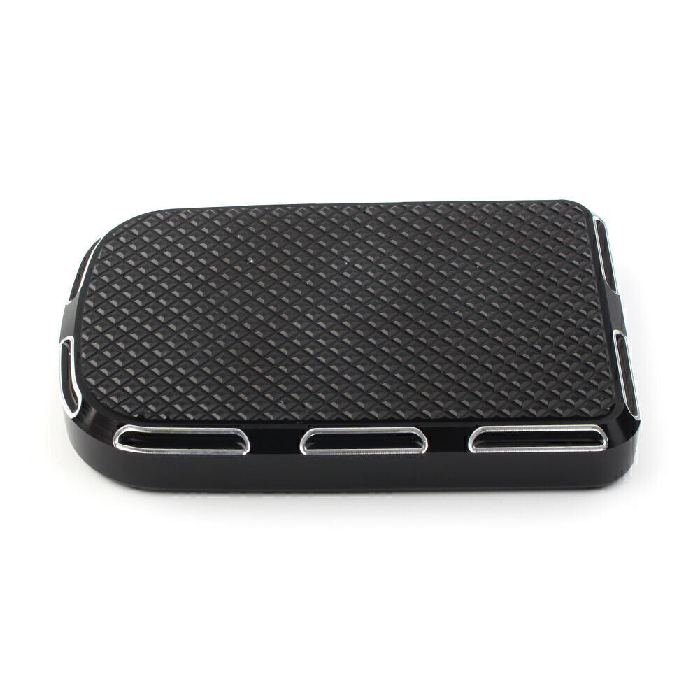 Black Brake Pedal Pad Cover for Harley Touring Electra Street Tri Glide FLD