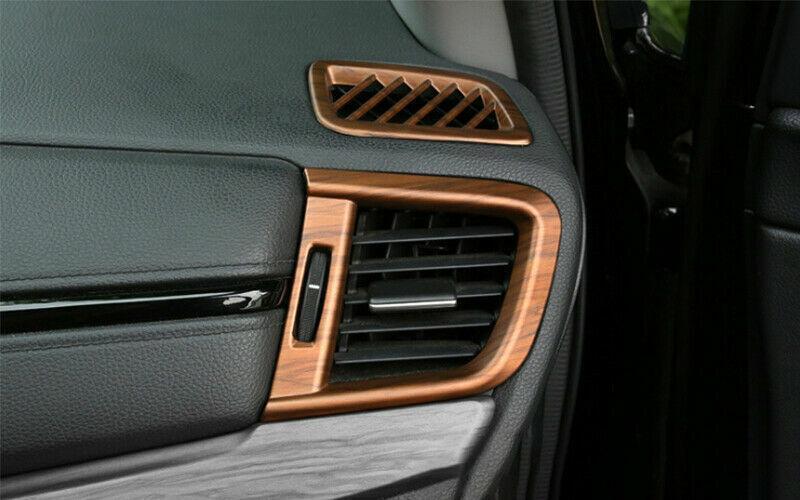 for Honda CR-V 17-2021 Peach Wood Grain Instrument LR Air Outlet Vent Frame 4X