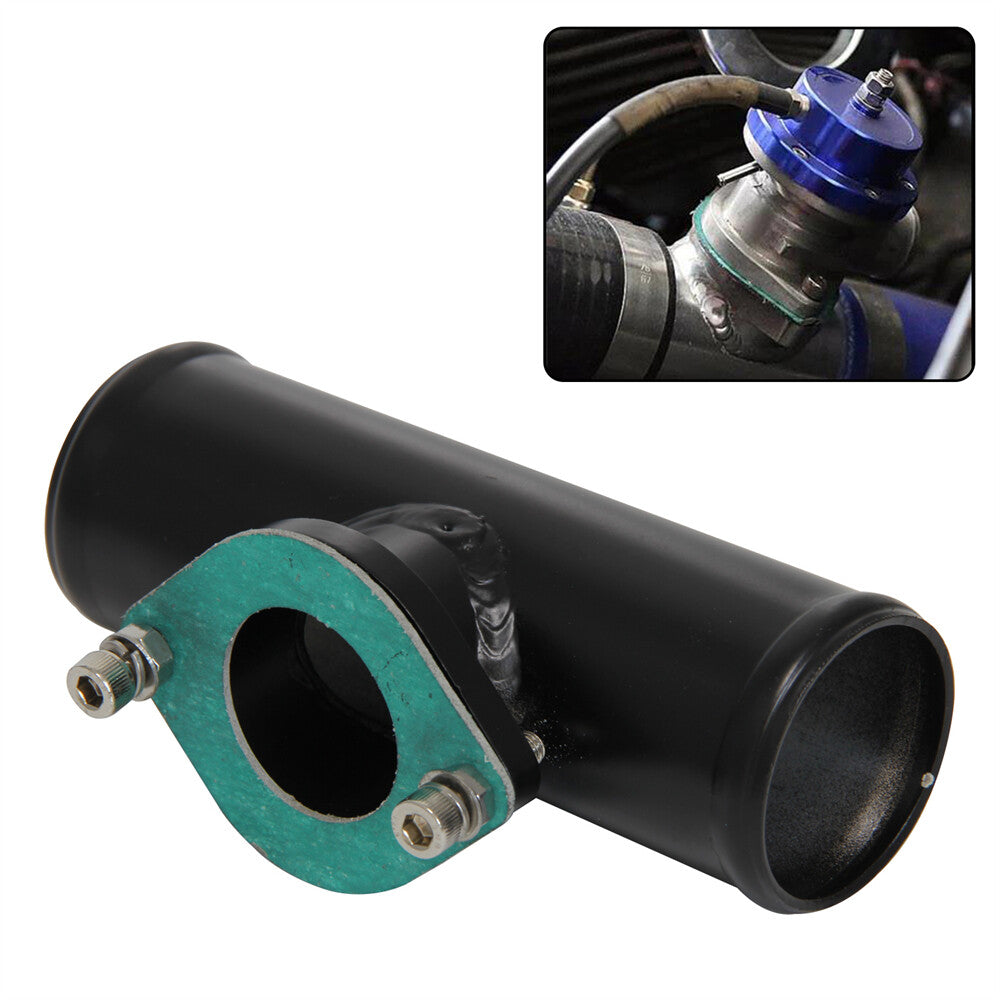 Type-S/RS Style 2 51mm Aluminum Turbo Blow Off Valve Flange Adapter Pipe Black