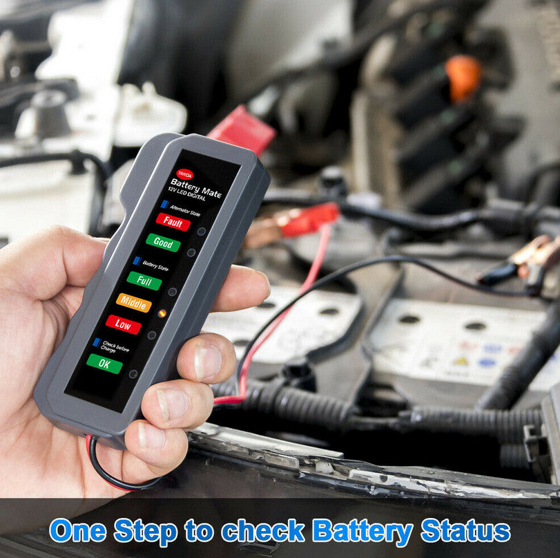 12V Battery Tester, Automotive Diagnostic Charging Tool, Scanner, Load Analyzer  for ford