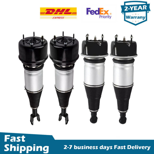4X Front Rear Air Suspension Struts Set for Jaguar XJ8 / XJR X350 X358 2003-2009