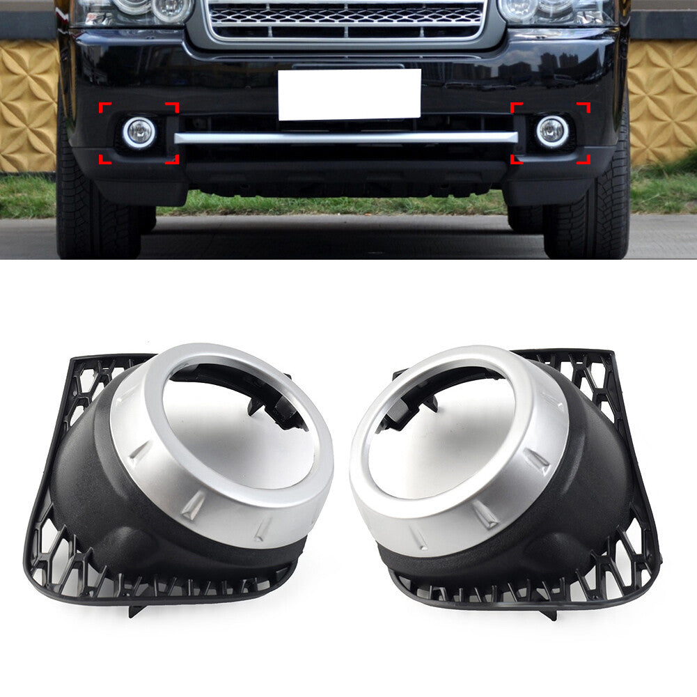 Fog Lights Grill Fog Lamp Frame Bezel Cover for Land Rover for Range Rover 2010-12