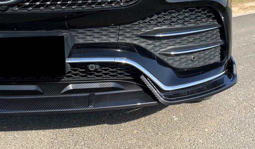 for Benz GLE W167 GLE53 2020-2022 Carbon Fiber Front Bumper Lip Spoiler Splitter