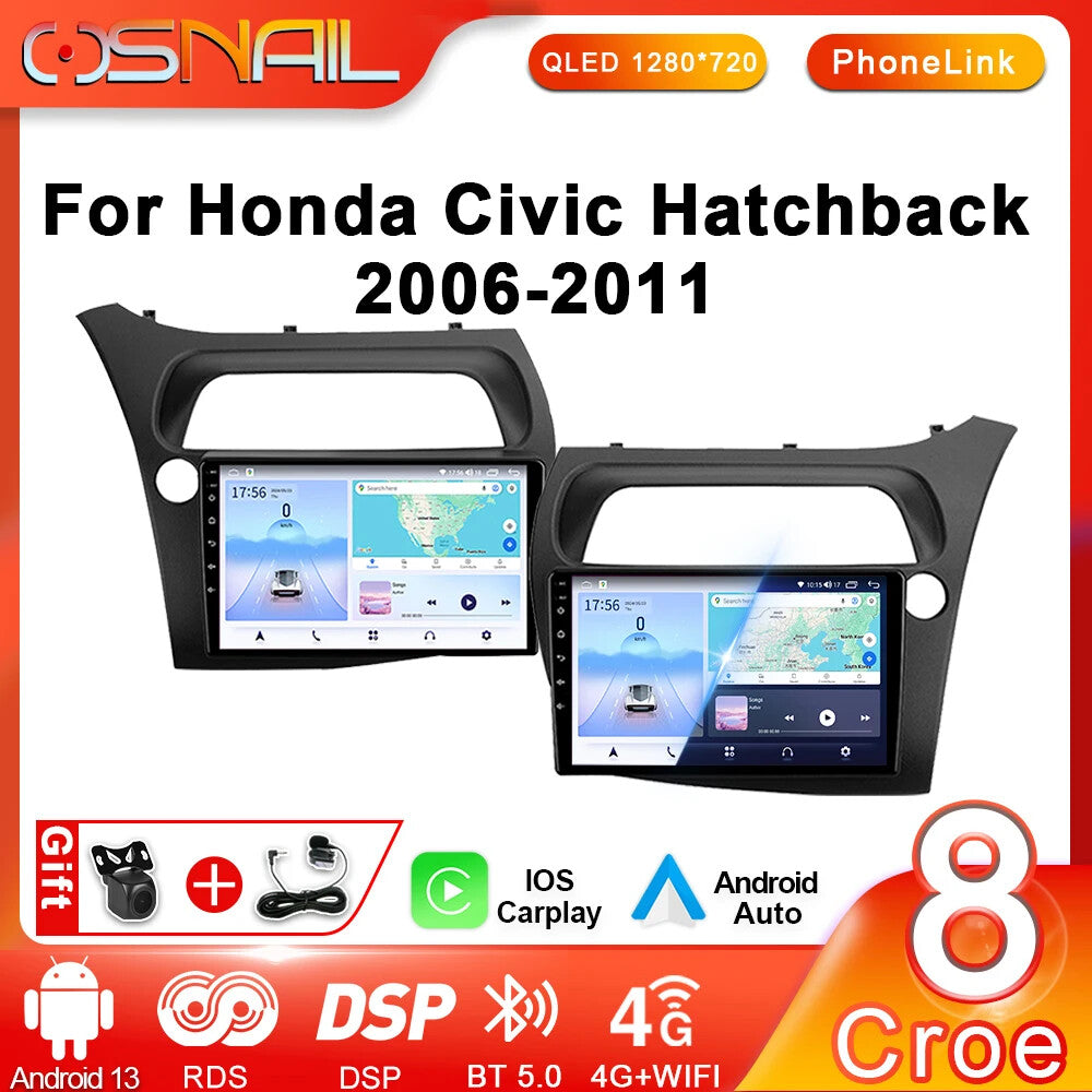 Android Car Radio Video Player Auto for Honda for Civic Hatchback GPS Navi CarPlay