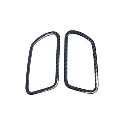Instrument LR Air Outlet Vent Trim for Kia K3 Forte 2019-22 Steel Carbon Fiber