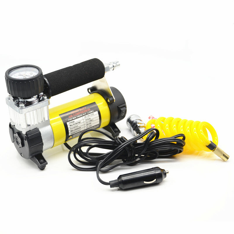 12V 100PSI Electric Auto Tire Tyre Inflator Tool Car Wheel Air Pump Compressor