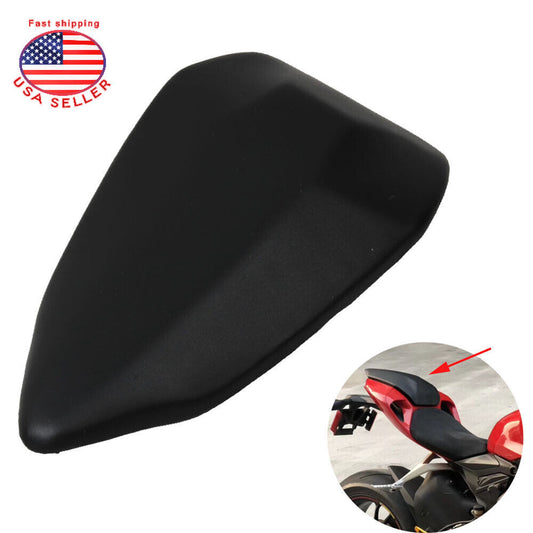 Motorcycle Rear Pillion Passenger for Seat Fit for DUCATI Panigale 1299 959 black