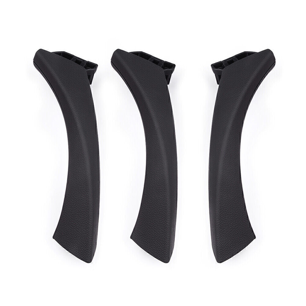 3xDoor Inner Panel Handle Pull Trim Cover Fit for BMW E90 3-Series Sedan Wagon Black