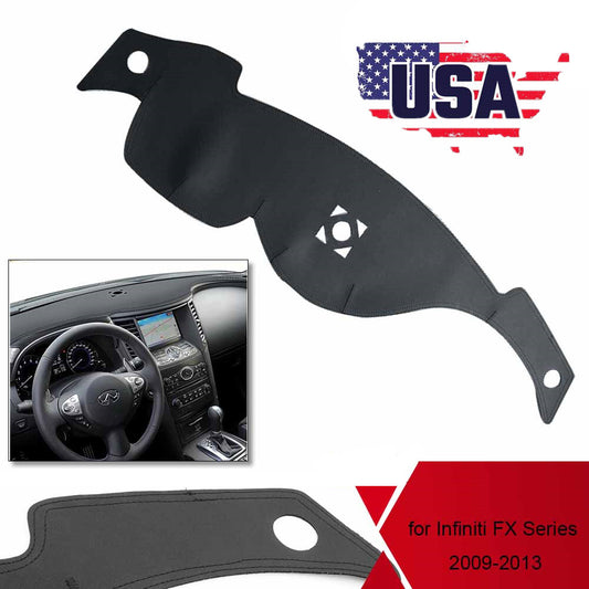Leather Dash Mat Non-Slip Dashboard Dashmat Cover for Infiniti FX35 FX45 FX50