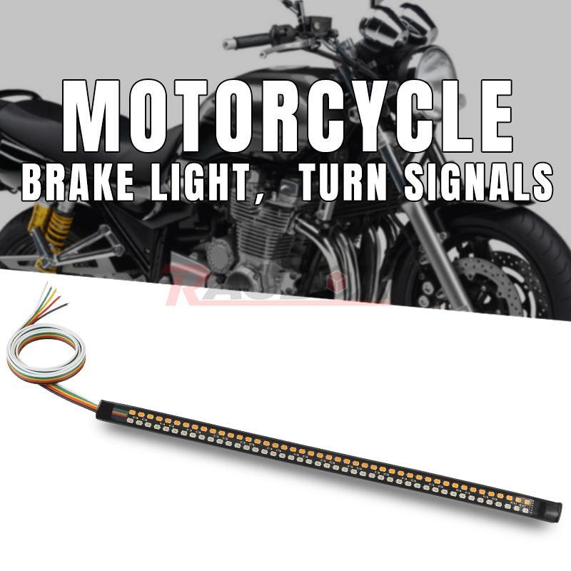 90 LED Strip Tail Light Brake Turn Signal Running Lamp DRL 30cm for Motorcycle