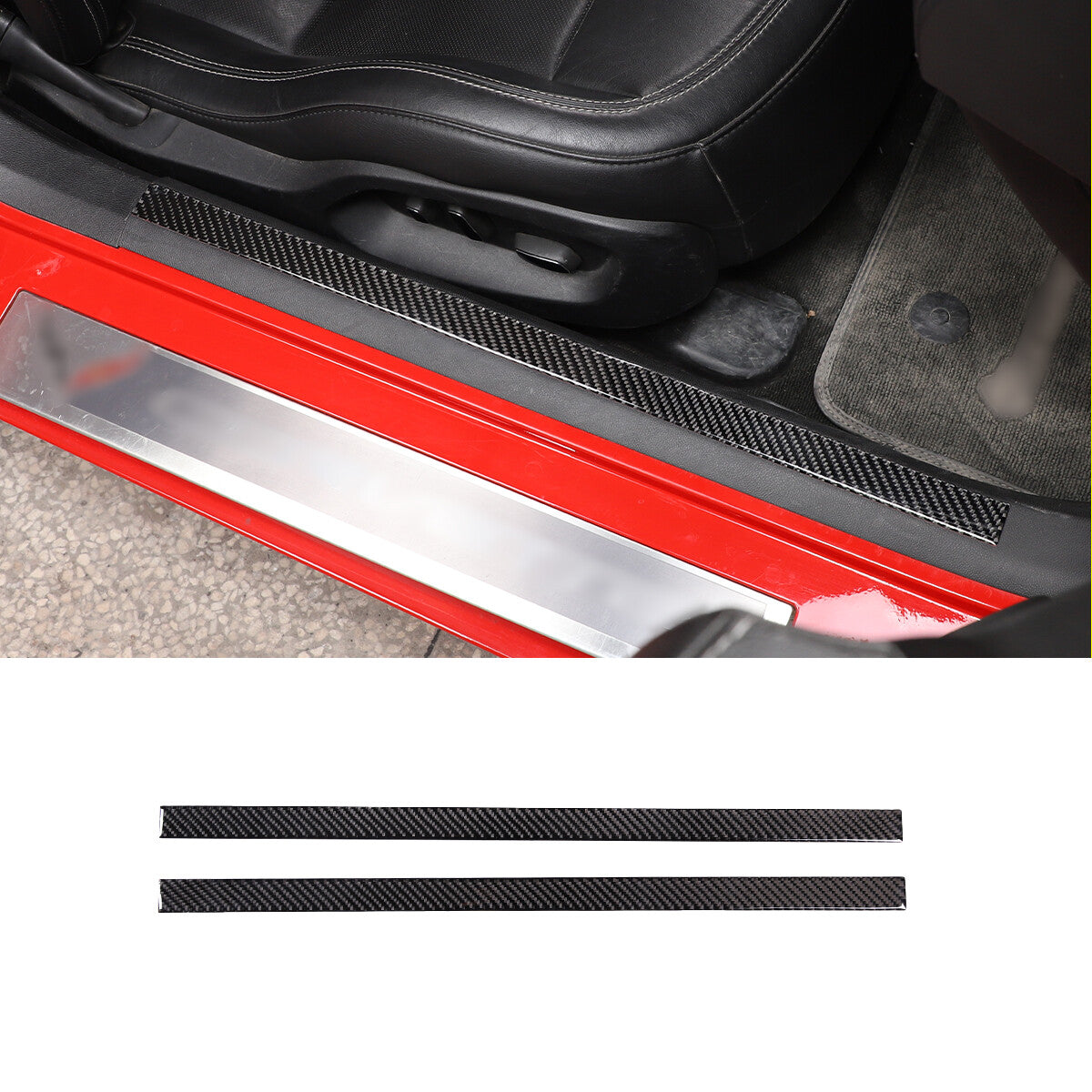 Crew Max Cab Stainless Steel Silver Pillar Trim for Toyota Tendera 2007 - 2021