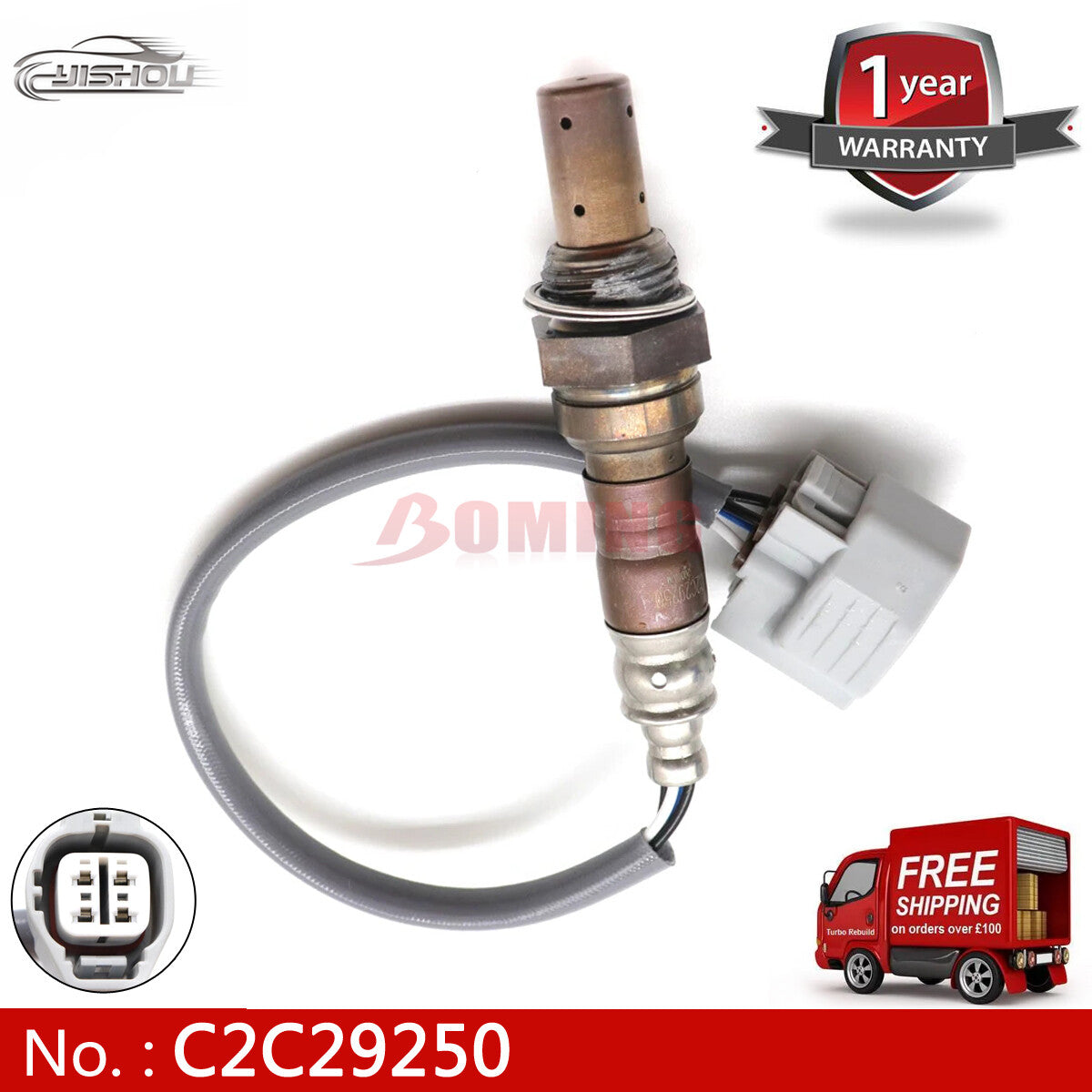The C2C29250 upstream oxygen sensor is suitable for Jaguar S-Class, XJ8, XJR, Vanden Plas 234-9030