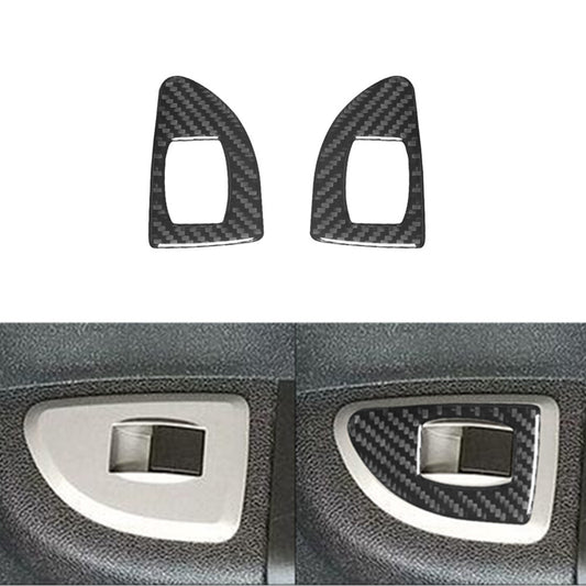2X Carbon Fiber Rear Door Control Trim For Silverado/tahoe/ for sierra 2007-14 Type C