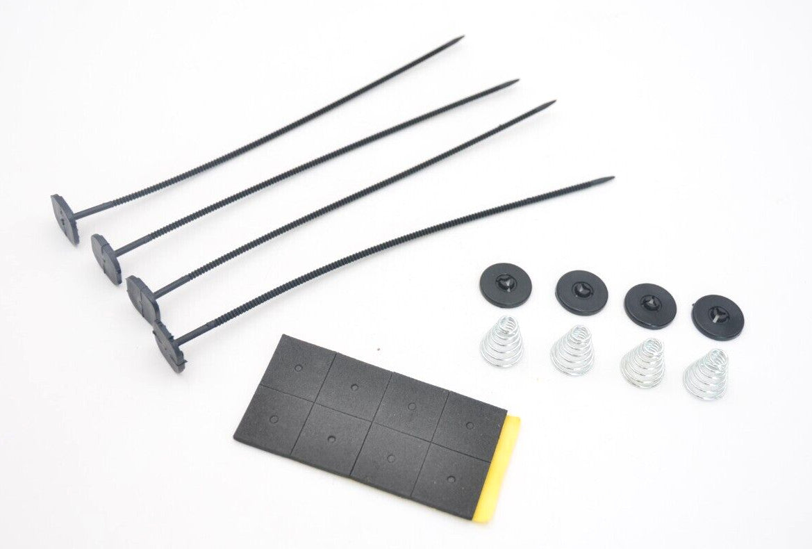 4SET AUTOMOTIVE ELECTRIC FAN ZIPTIE STRAP COMPLETE RADIATOR FIN MOUNTING KIT